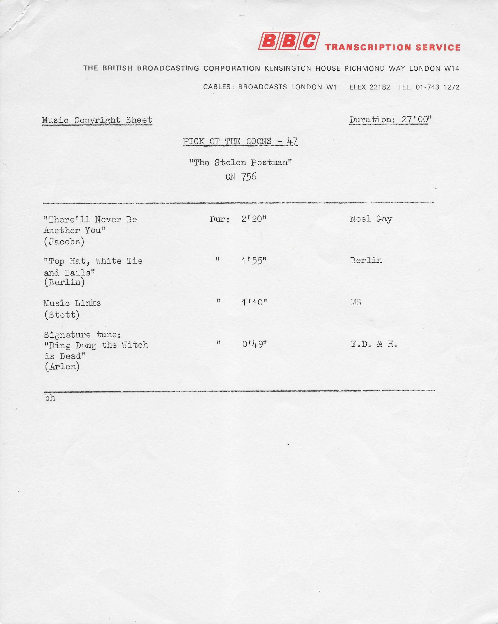 Inserts from CN 756 24